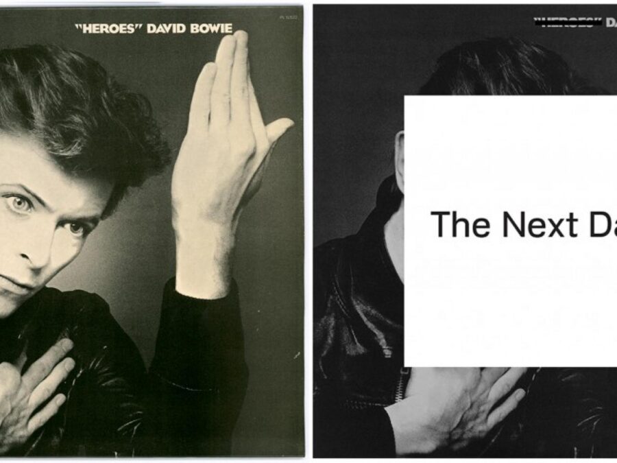 Two albums displayed side by side from David Bowie.