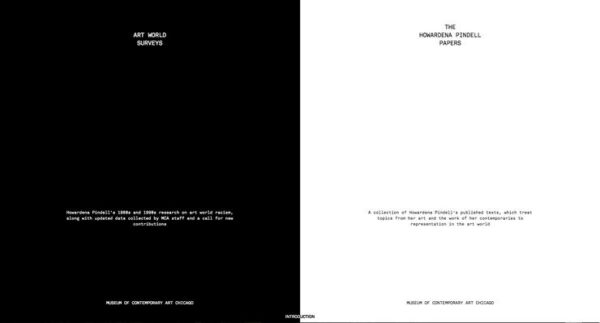 Screenshot of a web page that is a mirrored image in half black and half white