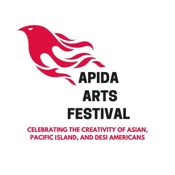 APIDA Arts Festival logo with the tagline Celebrating the creativity of Asian, Pacific Island, and Desi Americans