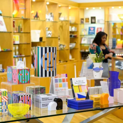 interior view of the MCA store