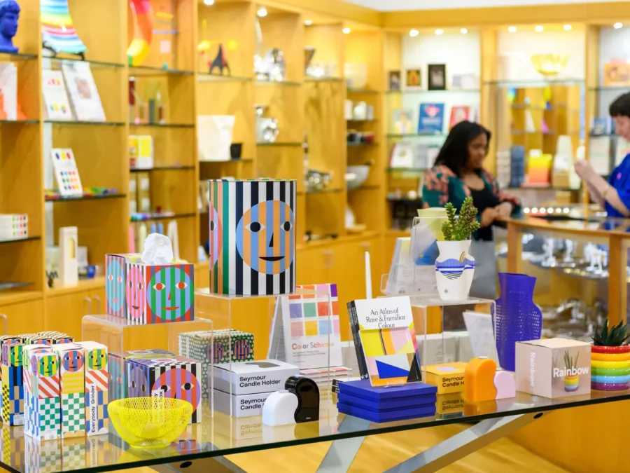 interior view of the MCA store