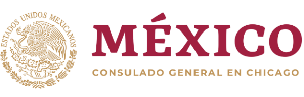 Logo for the Consulate General of Mexico in Chicago