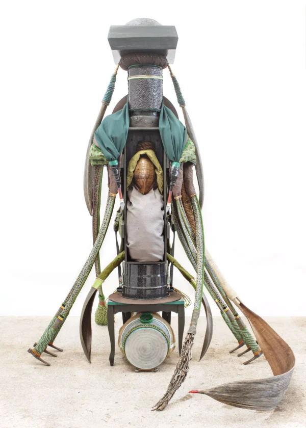 large mixed-media sculpture