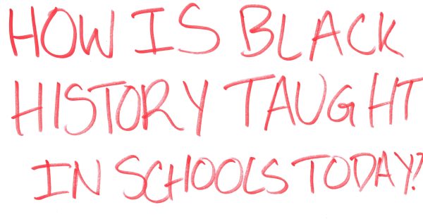 Three lines of red handwritten text asks 