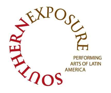 Southern Exposure logo with tagline, performing arts of Latin America