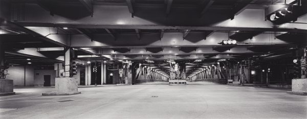 View of an empty underground area