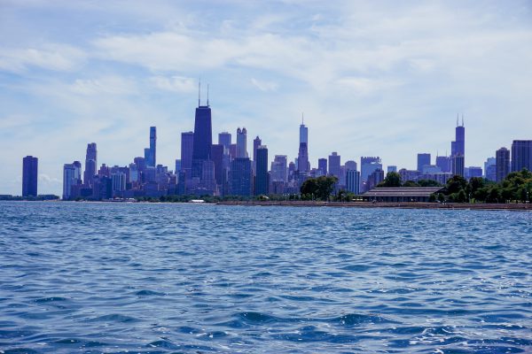 Chicago's skyline from the lake